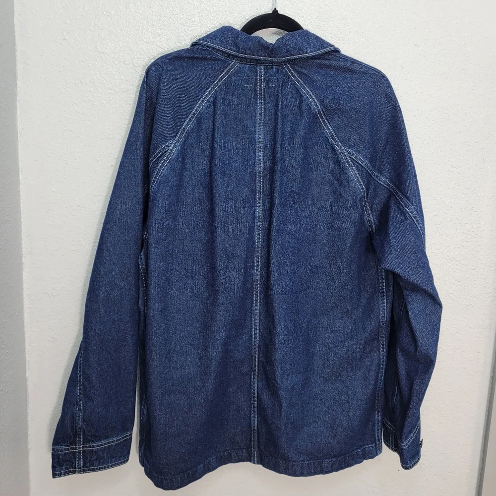J Crew Wallace & Barnes chore jacket in Japanese denim Size M NWT *flaw